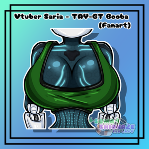 Vtuber Saria - TAY-GT Booba Sticker Soma Shiokaze