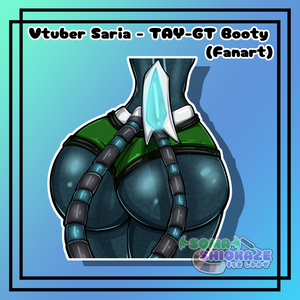 Vtuber Saria - TAY-GT Booty Sticker Soma Shiokaze