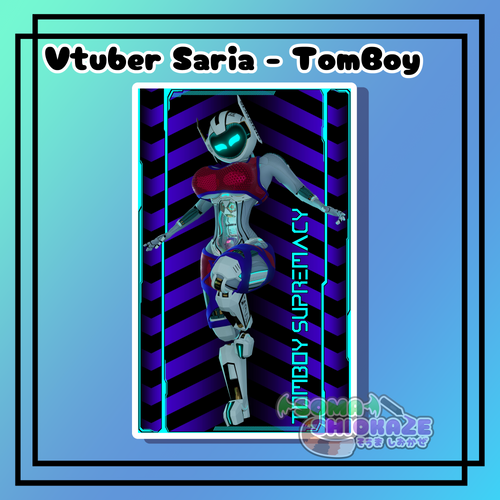 Vtuber Saria - Tomboy Sticker Soma Shiokaze