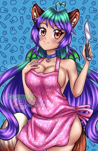 Vtuber Soma - Cooking Apron Print Soma Shiokaze