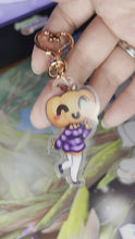 Load and play video in Gallery viewer, NEW Pumpkin Girls - Orange Keychain
