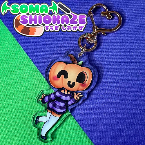 NEW Pumpkin Girls - Orange Keychain Soma Shiokaze