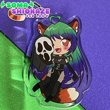 Load image into Gallery viewer, NEW Vtuber - Soma Ghostface Acrylic Pin Soma Shiokaze
