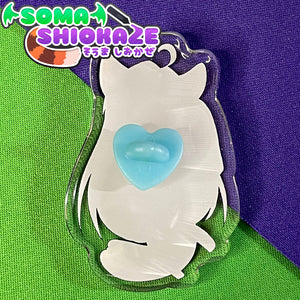 NEW Vtuber - Soma Ghostface Acrylic Pin Soma Shiokaze