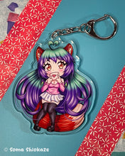 Load image into Gallery viewer, Vtuber Soma Love Letter Keychain Soma Shiokaze
