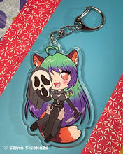 Load image into Gallery viewer, Vtuber Soma Ghost Halloween Keychain Soma Shiokaze
