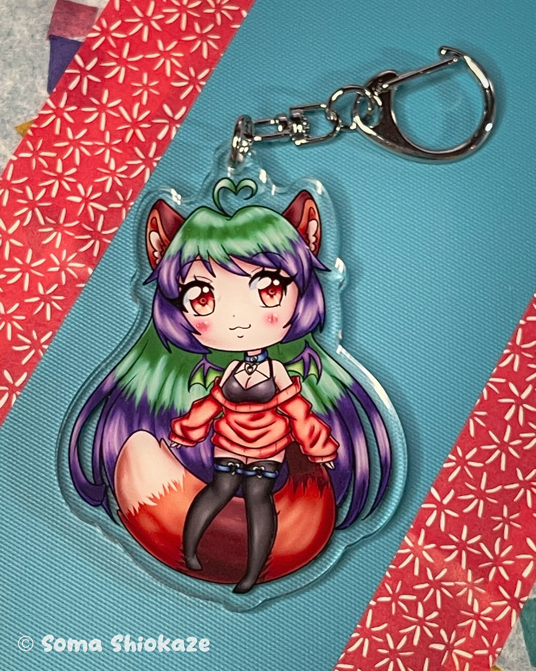 Vtuber Soma Original Keychain Soma Shiokaze