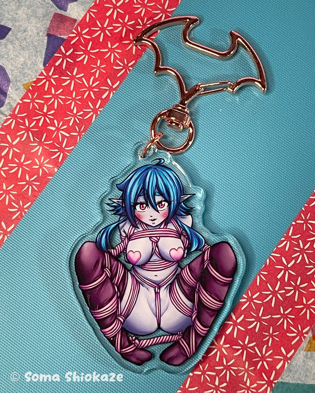 Shibari Soma Keychain - CENSORED - Soma Shiokaze