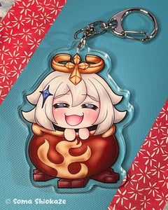 Emergency Food Paimon Keychain Soma Shiokaze