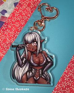 Cute Dark Elf Keychain Soma Shiokaze