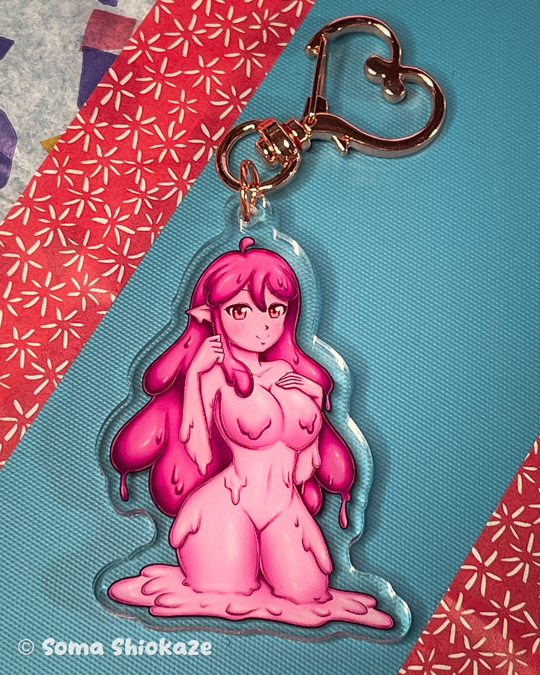 Cute Slime Girl Keychain Soma Shiokaze