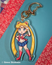 Load image into Gallery viewer, Sailor Moon Keychain Soma Shiokaze
