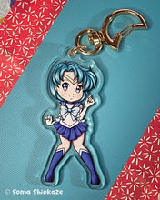 Load image into Gallery viewer, Sailor Mercury Keychain Soma Shiokaze
