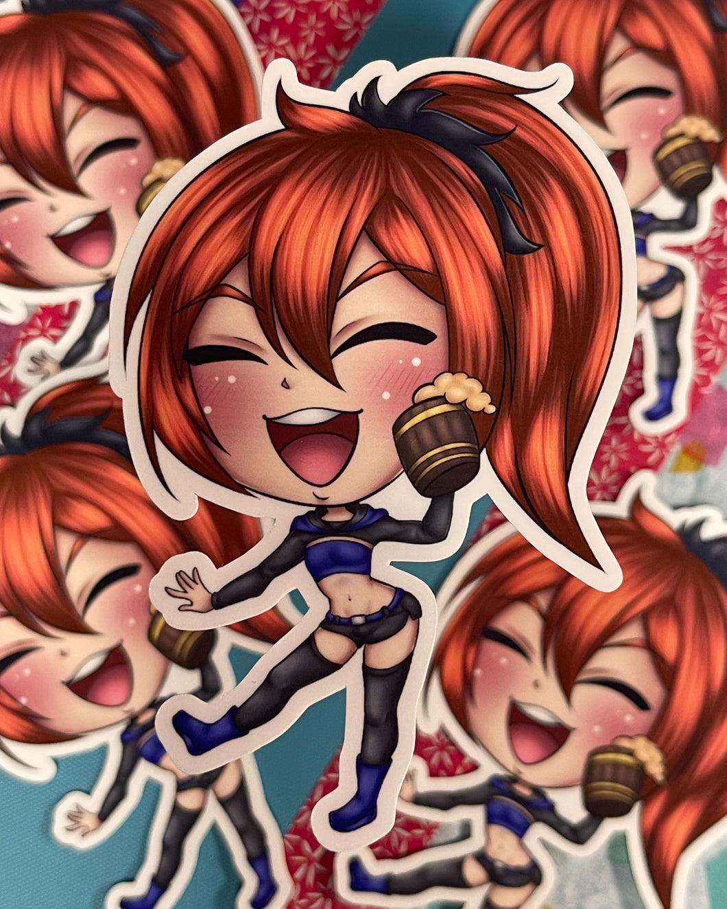 Drunk Anime God Loki Sticker Soma Shiokaze