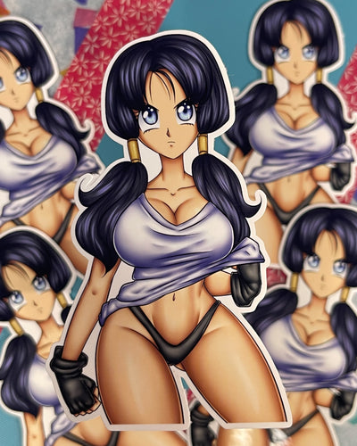 Dragon Ball Z Videl Sticker, SFW and NSFW Soma Shiokaze