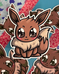 Pokemon Eevee Sticker Soma Shiokaze