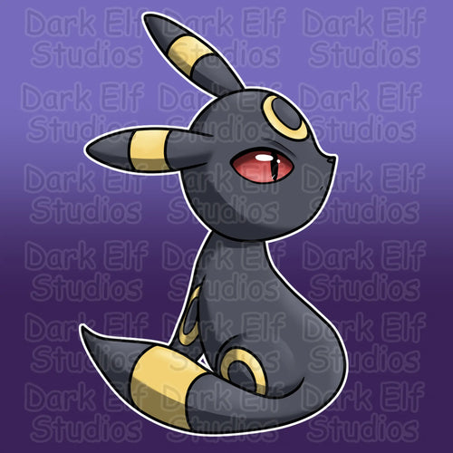 Pokemon Umbreon Sticker Soma Shiokaze