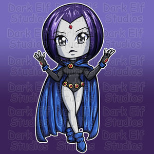 Teen Titans Raven Sticker Soma Shiokaze