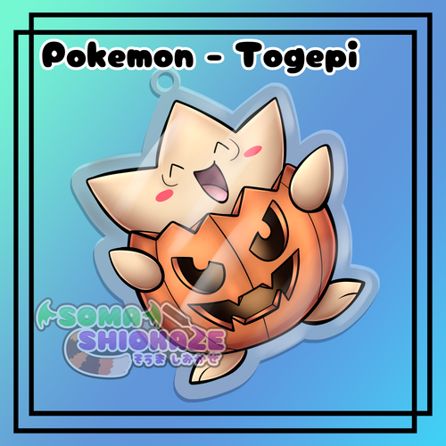 NEW Pokemon - Togepi Keychain Soma Shiokaze