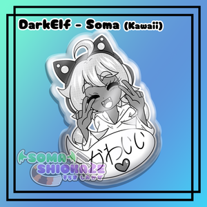 NEW Kawaii Soma Acrylic Pin Soma Shiokaze