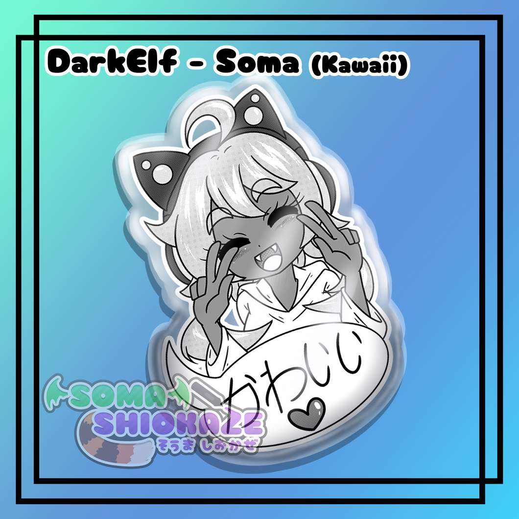 NEW Kawaii Soma Acrylic Pin Soma Shiokaze