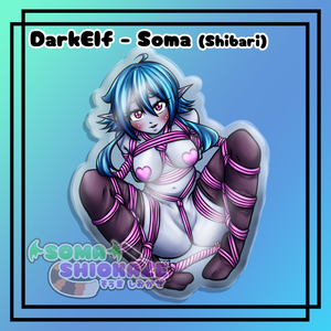 NEW Soma Shibari Acrylic Pin Soma Shiokaze