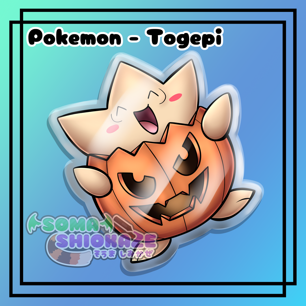 NEW Pokemon - Togepi Acrylic Pin Soma Shiokaze