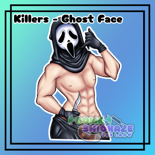 NEW Killers - Ghost Face Sticker Soma Shiokaze