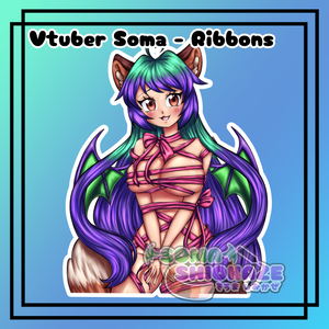 NEW Vtuber - Soma Ribbons Sticker Soma Shiokaze