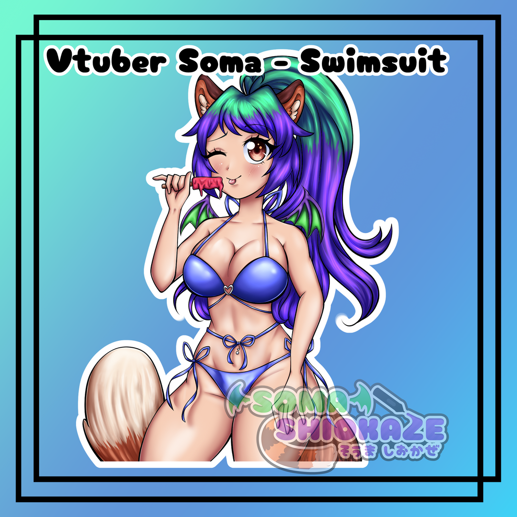 NEW Vtuber - Soma Swimsuit Soma Shiokaze